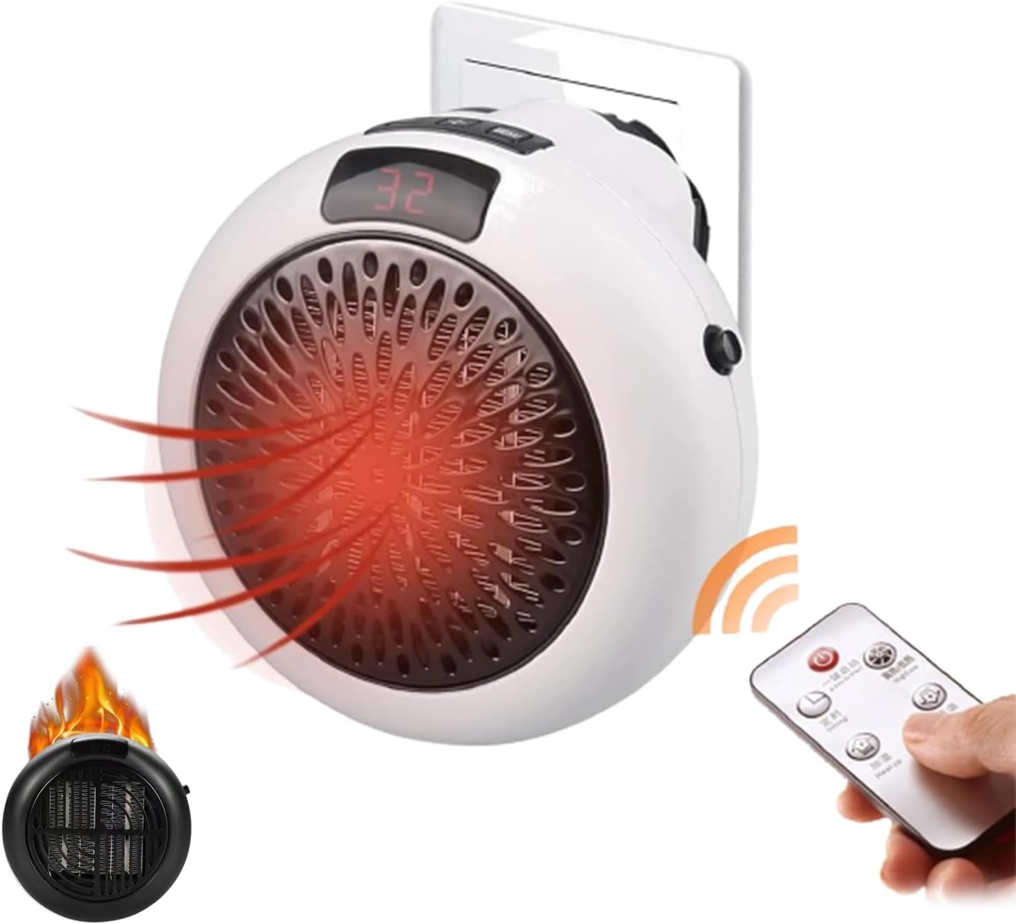 Prenosný elektrický mini ohrievač