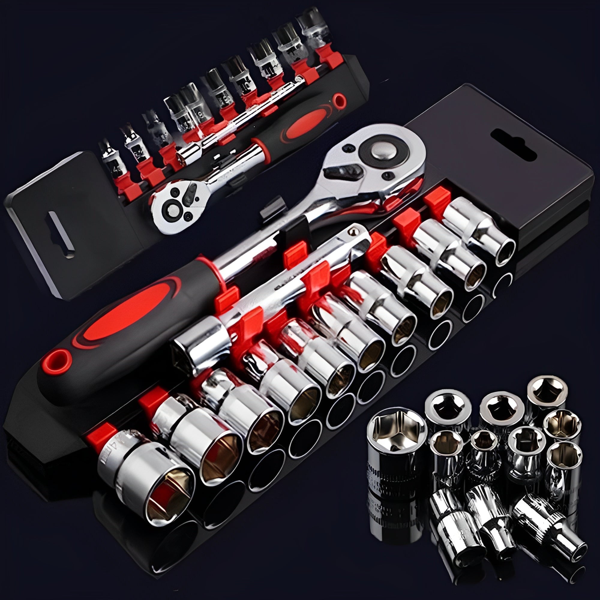 Sada nástrčných kľúčov Straus Tech 1/4" 12-dielna